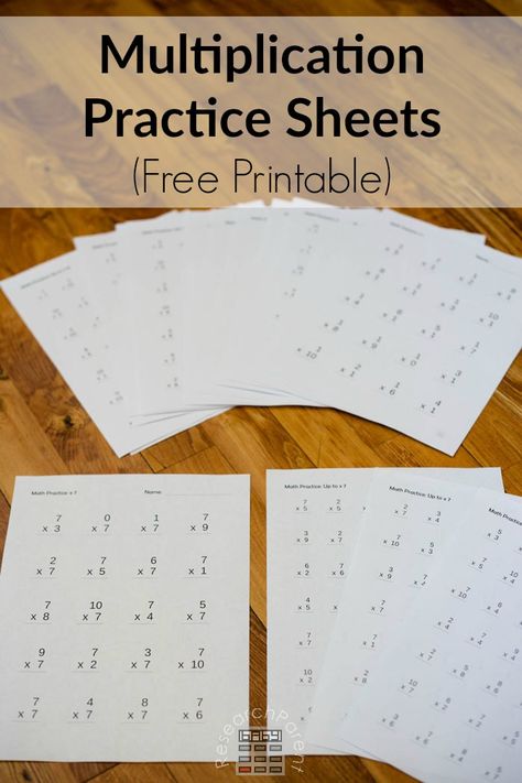 Multiplication Practice Sheets, Math Worksheets For Kids, Printable Multiplication Worksheets, Learning Multiplication, 3rd Grade Math Worksheets, Teaching Multiplication, Multiplication Practice, Math Sheets, Education Positive