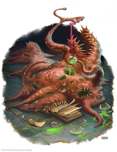 Gibbering Mouther - Aberration -- DnD Monsters #DungeonCrawling #DnD #Monsters #Aberration #GibberingMouther #Inspiration #Magic #Fantasy #JRusso Gibbering Mouther, Lovecraft Art, D D Monsters, Eldritch Horror, Forgotten Realms, Cthulhu Mythos, Love Monster, Dnd Monsters, Alien Creatures