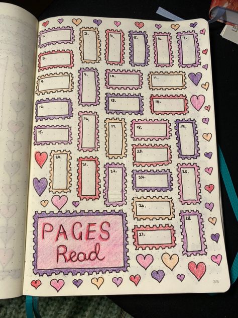 A reading log from 2023 bullet journal February Reading Journal Spread, February Reading Journal, Monthly Reading Tracker Bullet Journal, Reading Journal Spreads Ideas, Monthly Reading Journal Spread, Reading Journal Monthly Spread, Reading Log Bullet Journal, Reading Tracker Bullet Journal, Bujo Reading