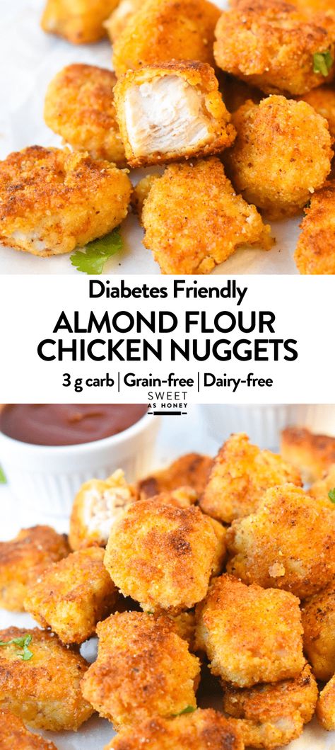 Keto Chicken Nuggets Almond Flour Chicken, Inflammatory Smoothies, Paleo Chicken Nuggets, Keto Chicken Nuggets, Flour Chicken, Keto Chicken Thighs, Fried Chicken Nuggets, Keto Shrimp Recipes, Crispy Chicken Burgers