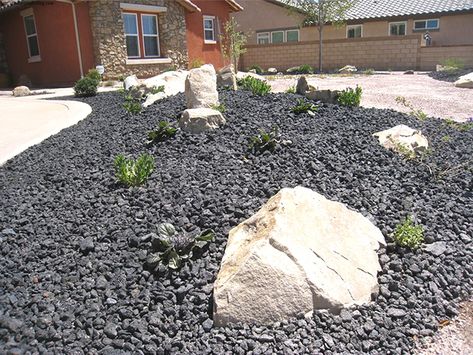 Volcanic Rock Landscaping, Lava Rock Landscaping, Lava Rock Landscape, Crushed Granite, Basalt Rock, Decomposed Granite, Decorative Gravel, Alpine Garden, Landscape Rock