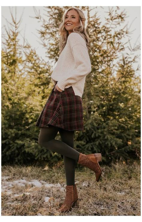 Look Boho Chic, Simple Fall Outfits, Simple Outfit, Trendy Fall Outfits, Business Outfit, Tights Outfit, Cute Fall Outfits, Trendy Fall, A Skirt