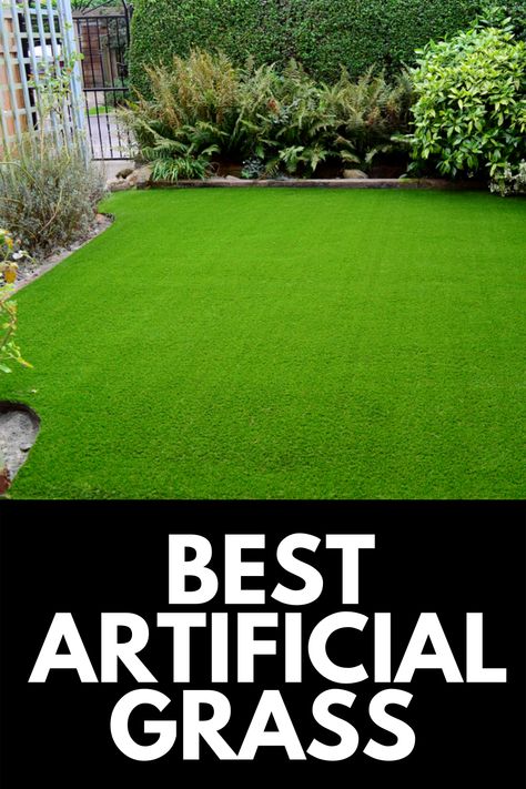 Synthetic Grass Backyard Ideas, Synthetic Grass Backyard, Artificial Grass Garden, Artificial Grass Backyard, Artificial Grass For Dogs, Turf Backyard, Best Artificial Grass, Artificial Grass Rug, Installing Artificial Turf