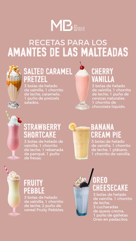 Heladerias Ideas Decoracion, Milkshake Flavors, Milkshake Ideas, Heart Desserts, Donut Store, Milkshake Flavours, Bubble Drink, Cafe Menu Design, Milkshake Recipe