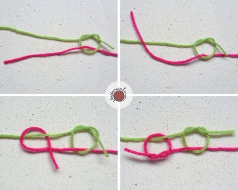 How to Join Yarn with the Magic Knot • Free Tutorial by RaffamusaDesigns Join Yarn, Joining Yarn, Magic Knot, Crochet Hack, Easy Knitting Projects, Crochet Motifs, Yarn Ball, Tapestry Crochet, Knitting Techniques