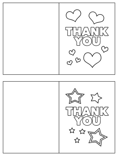 Thank You Letter Template For Students, Thank You Card Preschool Craft, Thank You Cards Coloring Free Printable, Thank You Cards By Kids, Free Printable Thank You Notes, Thank You Card Ideas For Kids, Thank You Card From Kids, Printable Thank You Cards For Teachers, Please And Thank You Preschool Crafts