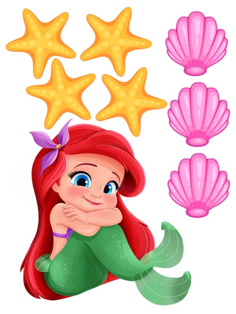 Ariel Bebe, Ariel Cake Toppers, Disney Wedding Cake Toppers, Little Mermaid Cake Topper, Disney Princess Cake Topper, Ariel Baby, Ariel Birthday Party, Doll Cake Topper, Little Mermaid Cakes