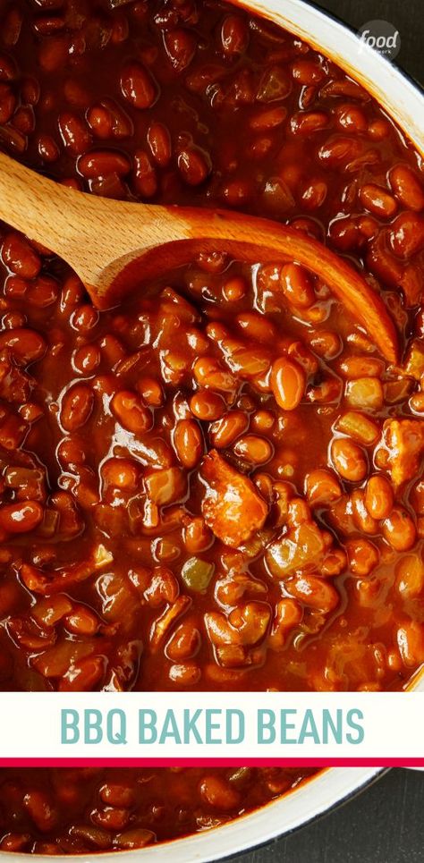 Recipe of the Day: BBQ Baked Beans 🤩 BBQ baked beans are a summer staple. This shortcut version relies on ordinary canned baked beans, which we dress up with fresh peppers, onions, cider vinegar and barbecue sauce. The sweet and tangy side dish is perfect for a summer barbecue, picnic, potluck or weeknight dinner. The beans taste even better the next day, so go ahead and make them in advance. Bbq Baked Beans Recipe, Canned Baked Beans, Picnic Potluck, Bbq Baked Beans, Baked Beans Recipe, Baked Bean Recipes, Beans Recipe, Summer Barbecue, Frozen Meals