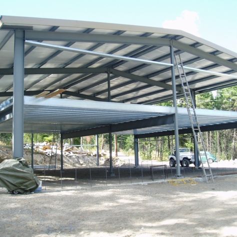 pre engineering metal building/ steel structure warehouse /hangar/workshop Prefabricated Structures, Metal Shop Building, Metal Building Kits, Steel Building Homes, Steel Architecture, Metal Barn Homes, Shed Building, Steel Sheds, Steel Structure Buildings