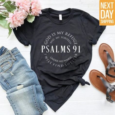 Christian TShirt, Faith Shirt, Religious T Shirt, Hymn T-Shirt, Bible Verse Shirt, Christ Jesus Shirt, Jesus Lover Tee, Psalms 91 Tee Shirt Check more at https://celluso.com/product/christian-tshirt-faith-shirt-religious-t-shirt-hymn-t-shirt-bible-verse-shirt-christ-jesus-shirt-jesus-lover-tee-psalms-91-tee-shirt/ Psalms 91, Peach Shirt, Christian Tshirt, Bible Verse Shirt, Hand Design, Types Of T Shirts, Psalm 91, Wine Shirts, Faith Shirt