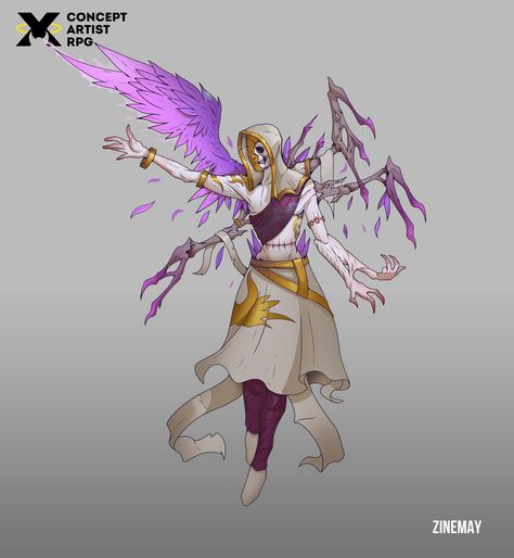 #Angel #God #Evil #Fallen #Dark Fantasy #Fantasy #Concept-art #Concept #Zinemay #CARPG Fallen Angel Character Design, Fallen Angel Oc, Demon Angel, Fantasy Concept, Game Character Design, God Art, Cthulhu, Fallen Angel, Hazbin Hotel