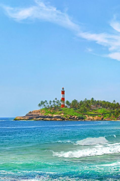 Top 10 Hotels With A Sea View In Kovalam, India Kovalam Beach, Kovalam, Coastal Town, Kerala India, Private Beach, Sea View, Booking Hotel, Coastal Towns, Beach Hotels