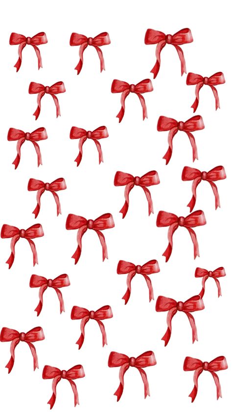 Red Bows Wallpapers, Red Bows Aesthetic, Euphoric Photography, Red And White Christmas Background, Red Bow Wallpaper, Red Christmas Aesthetic Wallpaper, Christmas Bow Wallpaper, Widgets Christmas, Christmas Core