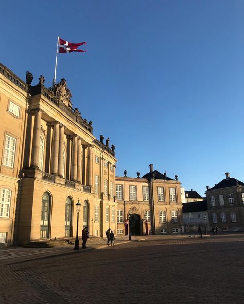 Amalienborg Palace, Danish Royalty, Copenhagen Denmark, Scandinavia, Copenhagen, Denmark, Palace, Louvre, Around The Worlds