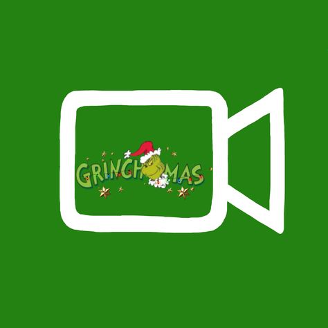 Grinch App Icons, Facetime Icon, Grinch Baby, Christmas Ios, Baby Grinch, Movie App, Time Icon, Christmas Apps, Real Christmas