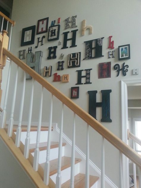 My H wall...almost complete! Hm Letter Wallpaper, H Name Dpz, Hs Letter Wallpaper, H Name Wallpaper, H Wallpaper Letter Aesthetic, H Name Wallpaper Love, H Letter Images, Fancy Baby Shower, Birthday Quotes Funny For Him