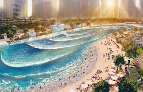 Indoor Surf Pool, Surf Pool, Wave Pool, Aircraft Interiors, Water Parks, Tourism Industry, The New Wave, Guest Experience, Surfing Waves