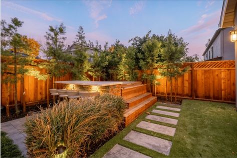 How To Hide a Hot Tub – Unique Design Solutions Yard With Hot Tub, Backyard With Hot Tub, Tub Nook, Outdoor Jacuzzi Ideas, Hot Tub Aesthetic, Hot Tub Deck Ideas, Inground Hot Tub, Hot Tub Deck Design, Custom Hot Tubs