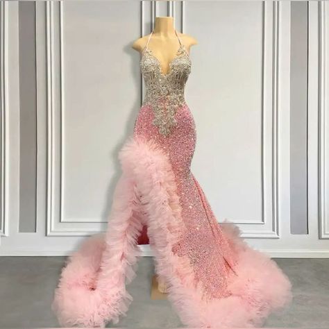 #HolidayDress#|Fashion#CorsetDress#SparklyDress#High-End#Palinoa Silver And Pink Prom Dress, Light Pink Prom Dress Black Women, Prom Dresses Black Women Pink, Pink Met Gala Dresses, Pink And Silver Prom Dress, Pink Prom Dresses Black Women, Long Pink Prom Dresses, Pink Mermaid Prom Dress, Glam Prom Dresses