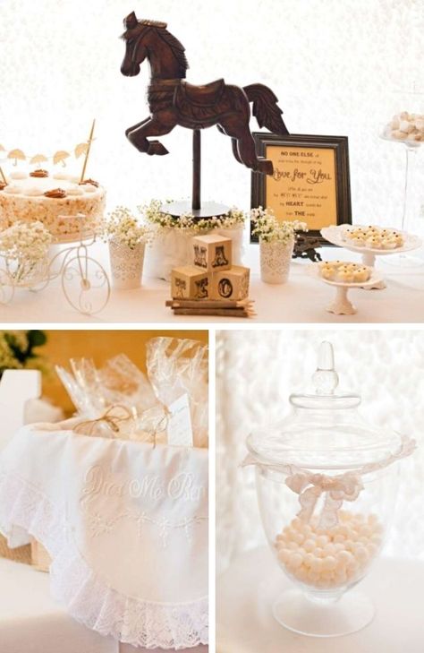 Rocking Horse Baby Shower Ideas – Baby Shower Ideas 4U Horse Baby Shower Ideas, Godmother Duties, Vintage Baby Shower Theme, Horse Baby Shower, Strawberry Trifle, Bebe Shower, Free Baby Shower Games, Shower Vintage, Cowboy Baby Shower