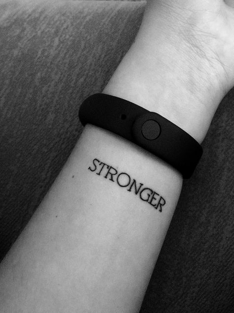 Stronger Tattoo, Small Spiritual Tattoos, Roman Tattoo, Strong Tattoos, Tattoos Simple, Semicolon Tattoo, Small Tattoos Simple, Bike Photoshoot, Initial Tattoo