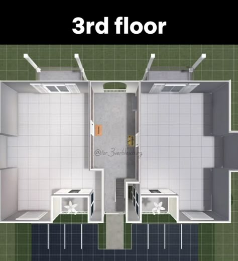 Bloxburg Apartment Complex Ideas, Apartment Building Layout Bloxburg, Bloxburg Flat Layout, Apartment Complex Layout Bloxburg, Bloxburg City Ideas Layout Big Plot, Apartment Bloxburg Layout, Apartment Layout Bloxburg, Bloxburg City Layout Small Plot, Bloxburg Apartment Building