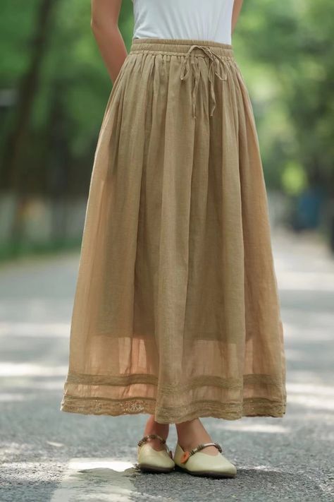 Long wrap skirt pattern