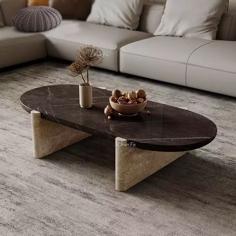 Livingroom Marble Coffee Table, Marble And Wood Coffee Table, Brown Marble Coffee Table, Marble Centre Table, Tessellated Stone Table Living Room, Oval Center Table, Marble Coffe Table, Unique Coffee Table Marble, Marble Center Table