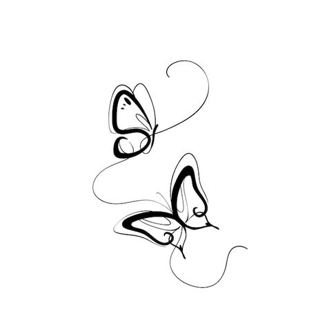 4 Butterflies Tattoo, Line Drawing Butterfly, Abstract Butterfly Tattoo, Butterfly Line Drawing, Vector Butterfly, Drawing Butterfly, Butterflies Tattoo, Mark 10 9, About Butterfly