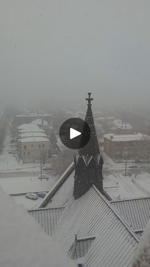 Have you ever wondered what it looks like from the top of the bell tower on a stormy, snowy day? Here's a video taken during this week's snow storm in downtown Salt Lake City from the west bell tower. | The Cathedral of the Madeleine | The Cathedral of the Madeleine · Original audio Downtown Salt Lake City, Salt Lake City Downtown, Bell Tower, Church History, The Cathedral, Snowy Day, Snow Storm, Lake City, Salt Lake City