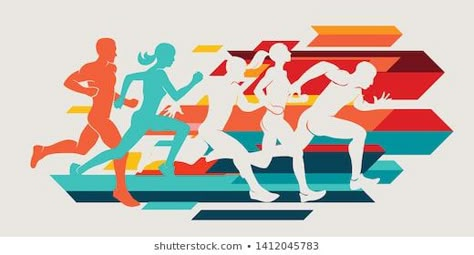 baldyrgan's Photographer, Illustrator / Vector Artist Portfolio | Shutterstock Sports Art Design, Sports Day Poster, Sports Illustrations Art, Running People, Sports Illustrations Design, Sports Illustration, Sports Design Ideas, Fashion Illustrations Techniques, Gym Art