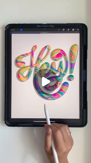 Procreate Tips on Instagram: "Amazing video by @thecreativebix Hey! 👋   Are you in the mood for some psychedelic lettering?! 🤩  I’m loving how these bold colors show up with the Sadie Brush and then blend together so smoothly! Then layering them on top of the Shiny Chic Brushes to add some fun depth is just 🤌🙌  If you want to learn how to make this style of lettering, you can check out the full tutorial on my YouTube channel (linked in bio) where I letter the word “Yay!” and show off a few fun tips & tricks along the way! ❤️  🖌 Sadie Brush 🖌 Shiny Chic Brushes (Life Saver brush) **Shop link in bio** . . . . #procreatehacks #handletteringtutorial #ipadart #procreatelettering #procreatebrushes #procreatebeginner #procreate #procreateart #procreatetutorial #digitallettering #processart Procreate Brush Tutorial Videos, Procreate Tips And Tricks, Procreate Brushes Tutorials, Procreate Tricks, Procreate Downloads, Ipad Lettering Procreate, I Letter, Procreate Tips, Procreate Ipad Tutorials