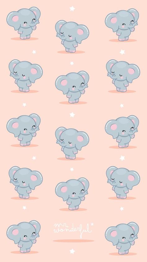 Elephant Wallpapers, Elephant Phone Wallpaper, Aesthetic Cave, Aesthetic Elephant, Elephant Wallpaper, Mr Wonderful, Wallpapers Images, Cute Disney Wallpaper, Dessin Adorable