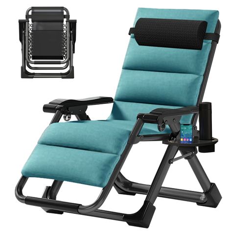 Folding Lounge Chair, Zero Gravity Recliner, Outdoor Recliner, Loungers Chair, Zero Gravity Chair, Gravity Chair, Patio Lounge Chairs, Green Cushions, Patio Lounge