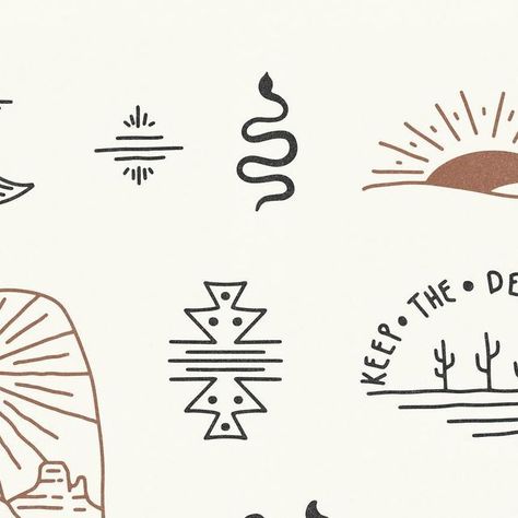 Kinsey Hotchkiss on Instagram: "desert doodles to start the week :) . all doodles are available, email or DM me if you want them!" Simple Western Doodles, Desert Doodles, Camping Desert, Desert Travel, Southwest Art, Journal Doodles, Journal Planner, Artsy Fartsy, Travel Journal