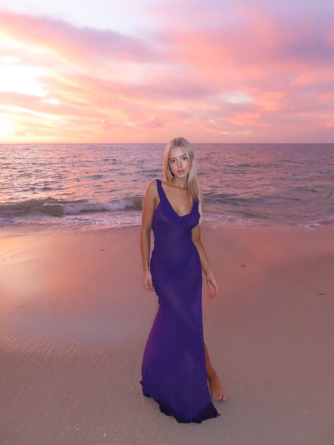 Beach Dress Photoshoot, Sophie Mitchell, 19 Birthday, Summer Moodboard, Rat And Boa, Fancy Fits, Beach Wedding Guests, Prom Poses, Ocean Fashion