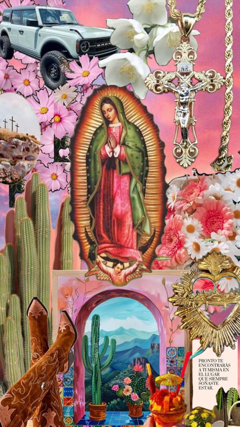 Pink Mexican wall paper collage Mexican Collage, Latina Culture, Mexican Wall, Paper Collage, Your Aesthetic, Art Painting, Collage, Like Button, Pinterest Likes