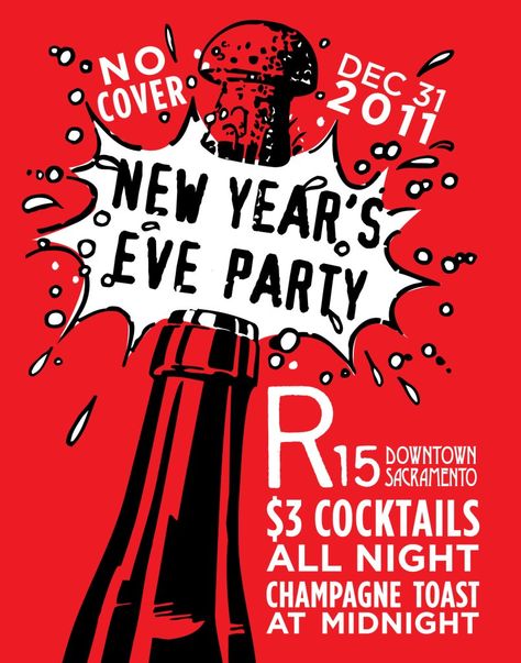 New Years Eve Party Ideas, New Year's Eve Flyer, Christmas Party Poster, New Years Poster, Nye Party, New O, Party Poster, New Years Sales, Mens Fashion Suits