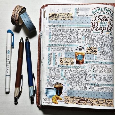 Coffeemonsterzco Hobonichi, Hobonichi Spread, Hobonichi Daily, Hobonichi Ideas, A5 Hobonichi, Filofax Ideas, Planner Hobonichi, Goals Bullet Journal, Cocoa Daisy