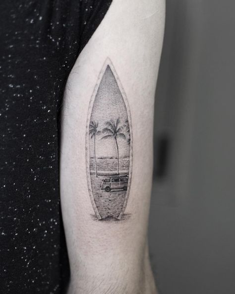 Surfboard Tattoo, Surfing Tattoo, Surf Tattoos, Sea Tattoos, Scuba Tattoo, Surfer Tattoo, James Tattoo, Spiral Tattoos, Surf Tattoo