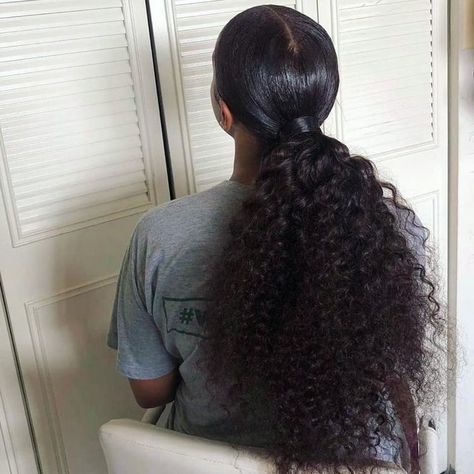 Ponytail Black Women, Low Ponytail Hairstyles, Pony Hairstyles, Weave Ponytail Hairstyles, Black Ponytail Hairstyles, Hot Hair Colors, Easy Hairstyles For Medium Hair, Hair Ponytail Styles, Hairstyles For Black Women