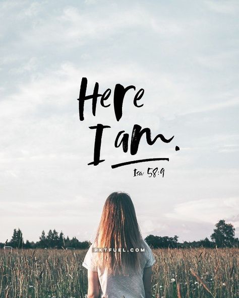 God offers his total availability to any and all who would have it. He says: Here I am. <<CLICK THE IMAGE TO KEEP READING THE DEVOTION>> Here I Am, Here I Am Lord Send Me, Here I Am Send Me, Here I Am Lord, Isaiah 52, Isaiah 6, Soli Deo Gloria, Bible Promises, In Christ Alone