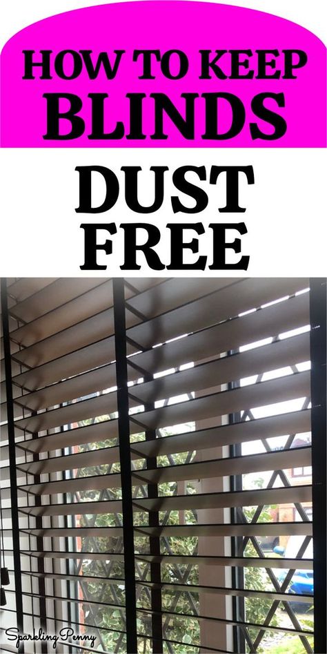 Cleaning Blinds Easy, Cleaning Wood Blinds, Dusting Blinds, Cleaning Blinds, Easy Cleaning Hacks, Diy Cleaning Solution, Homemade Cleaning Solutions, Diy Home Cleaning, Diy Cleaning Hacks