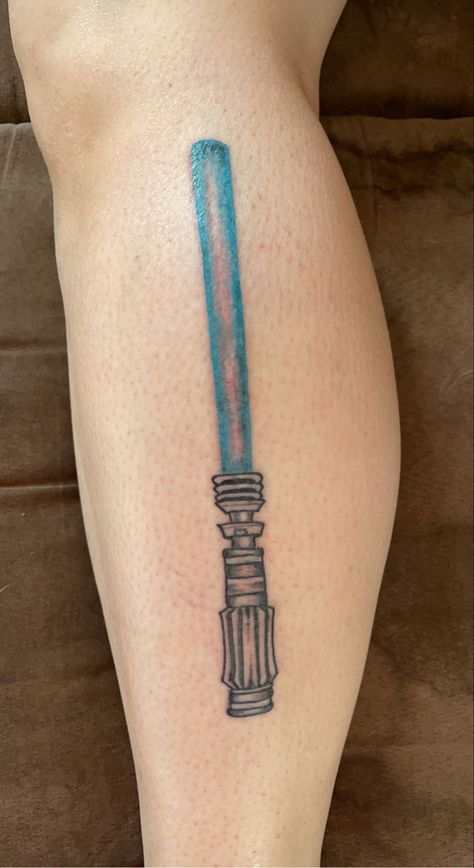 Princess Leia Lightsaber Tattoo, Leia Lightsaber Tattoo, Light Sabors Tattoos, Princess Leia Lightsaber, Leia Lightsaber, Lightsaber Tattoo, Mickey Tattoo, Lightsaber Hilt, The Rise Of Skywalker