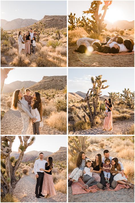 Desert Family Portraits, Desert Theme Family Photos, Las Vegas Family Photoshoot, Family Photos In The Desert, Desert Photoshoot Outfit Family, Dessert Family Photo Shoot, Desert Photoshoot Ideas Family, Family Desert Photos, Arizona Family Photoshoot