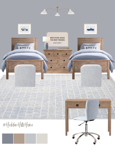 Shop Charlie Bed and other curated products on LTK, the easiest way to shop everything from your favorite creators. Light Blue Boys Bedroom, Hanson Upholstered Bed, Shared Boys Bedroom, Twin Boys Room, Twin Boys Bedroom, Decor Mood Board, Blue Boys Bedroom, Boys Room Blue, Boys Shared Bedroom