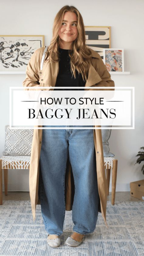 Baggy Jeans Outfit Fall, Boyfriend Jeans Outfit Winter, 90s Jeans Outfit, Baggie Jeans Outfit, Loose Jeans Outfit, How To Style Baggy Jeans, Mom Outfits Winter, Boyfriend Jeans Winter, Style Baggy Jeans