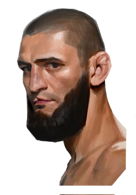 Art Shading, Digital Portrait Painting, Beard Illustration, Digital Portrait Illustration, Human Figure Sketches, Best Procreate Brushes, Jobs In Art, Digital Painting Portrait, Free Procreate Brushes