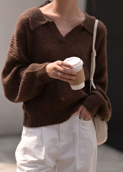 Knitted sweaters outfit