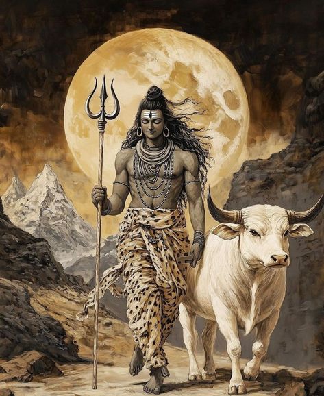 Shiv Shakti Painting, Bhairava God, Shakti Painting, Bhairava God Art, Lord Shiva Sketch, Camera Cartoon, Om Art, Shiva Shankar, Krishna Avatar